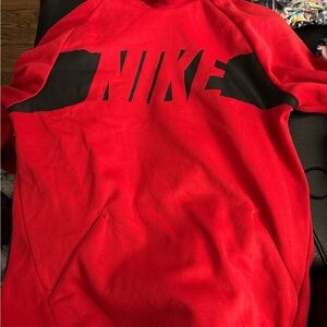 Nike Dri-FIT Red Hoodie
